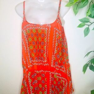 Miss Tina by Tina Knowles Orange Tank Top!